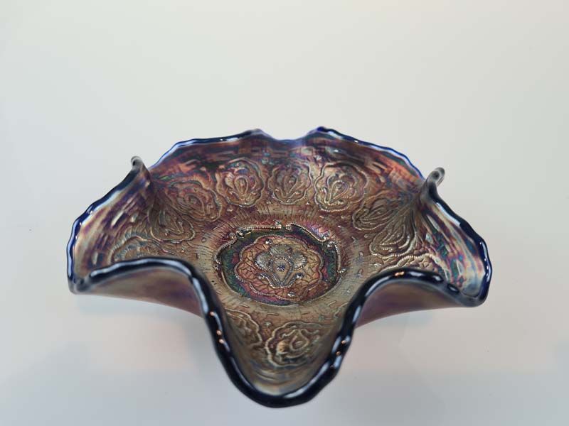 Carnival Glass: Carnival Glass Bowl Persian Medallion