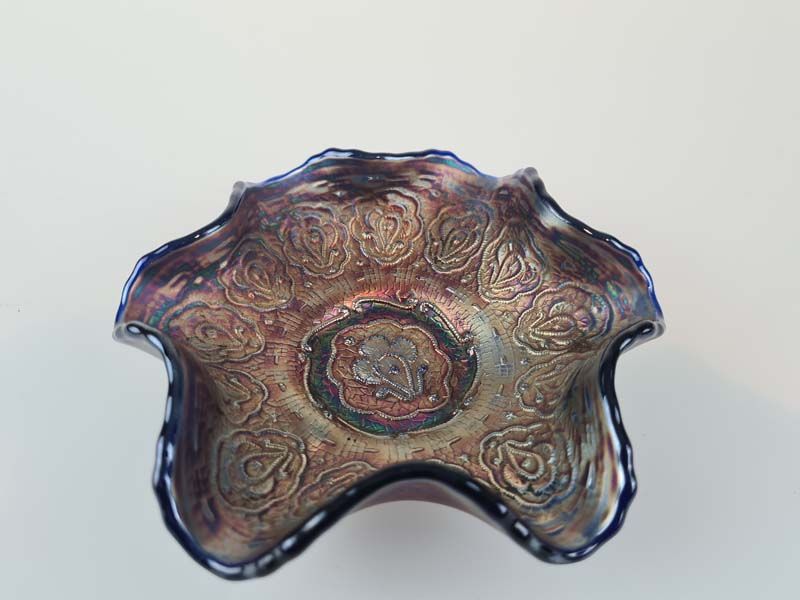Carnival Glass: Carnival Glass Bowl Persian Medallion