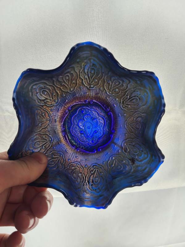 Carnival Glass: Carnival Glass Bowl Persian Medallion