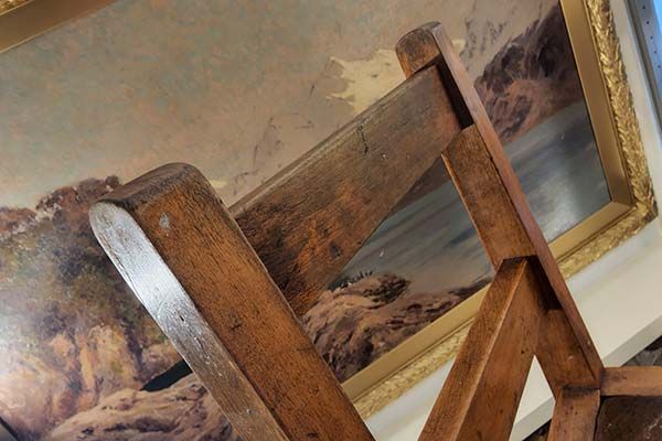 Furniture: Vintage children's wooden chair