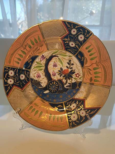China & Ceramics: Regency hand painted plates