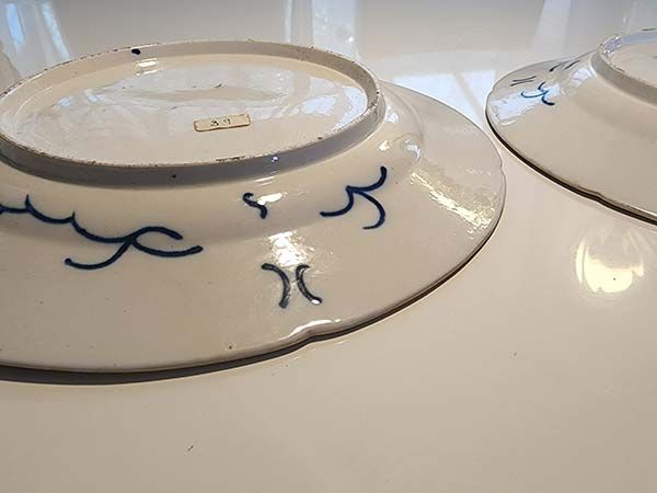 China & Ceramics: Regency hand painted plates