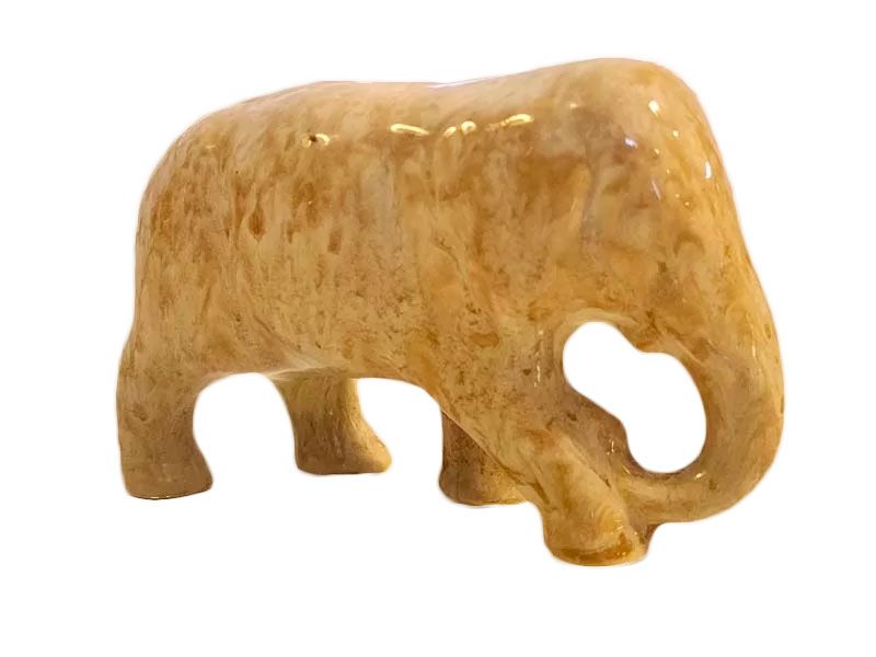 Crown Lynn - experimental glazed Elephant