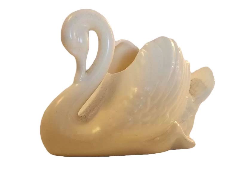 Crown Lynn - small white swan.