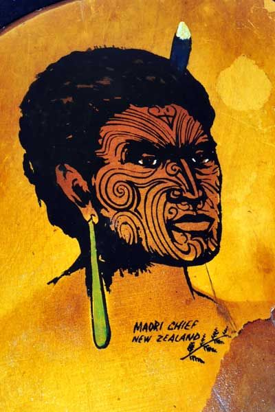 Maori Chief NZ - wall plaque