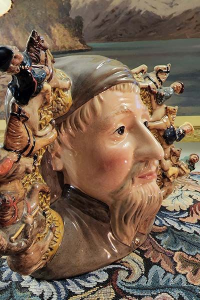 Character Jugs: Geoffrey Chaucer D7029 - Royal Doulton Character Jug