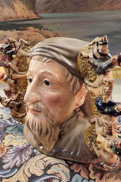 Character Jugs: Geoffrey Chaucer D7029 - Royal Doulton Character Jug