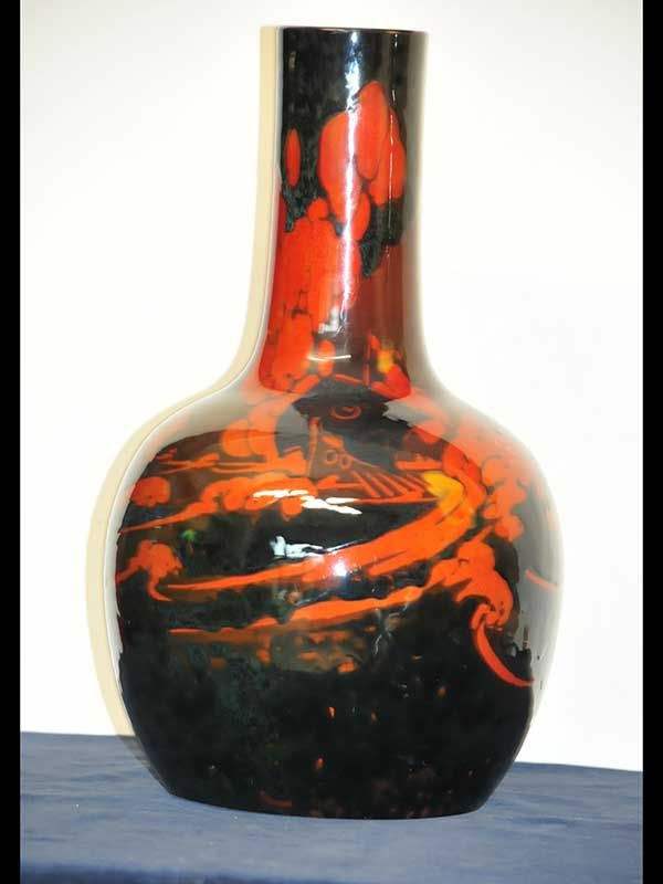 Royal Doulton - Sung Flambe Vikings vase