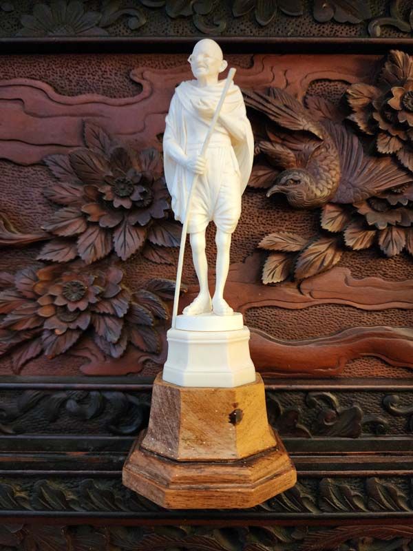Bone &amp; Ivory Carving of Gandhi