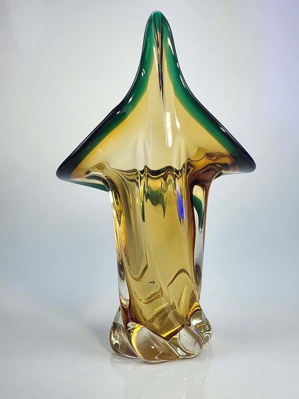 Glass: Murano Jack in Pulpit glass vase