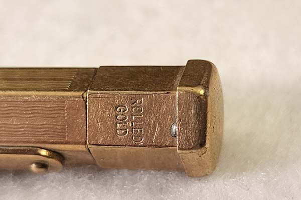 Silver & Gold: Rolled Gold Propelling Pencil