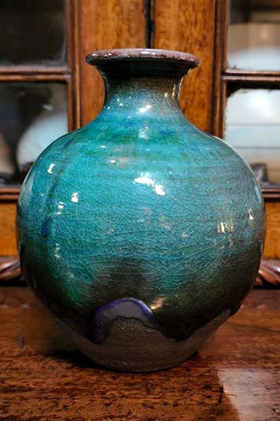 - Signed studio pottery: Graeme Storm Pottery Vase