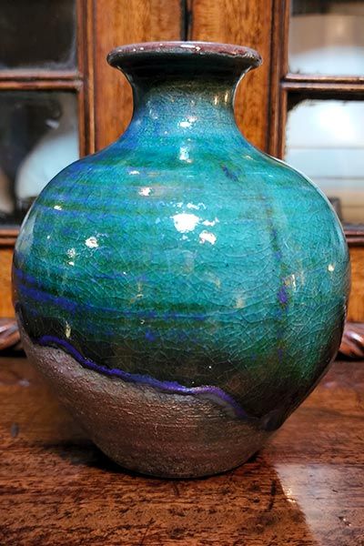 - Signed studio pottery: Graeme Storm Pottery Vase