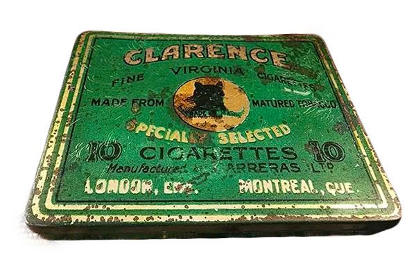 Green Clarence Cigarettes Tin
