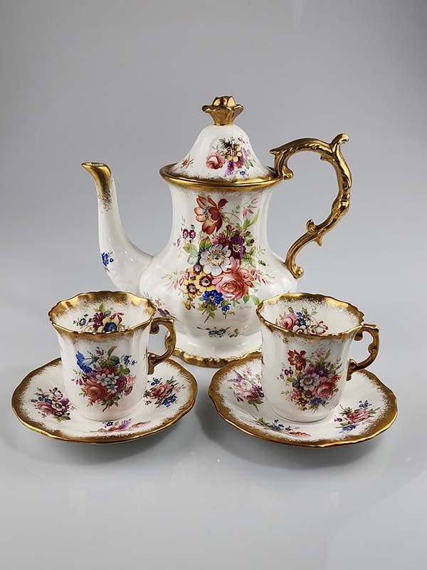 Hammersley Lady Patricia Coffee Set