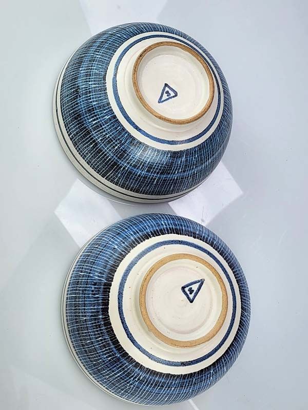 NZ Pottery: Hanmer pottery bowls (pair)