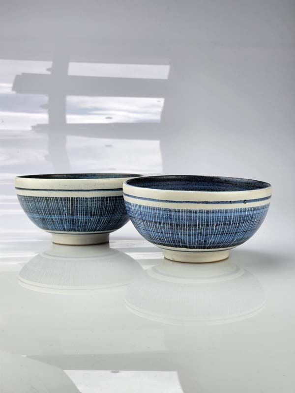 NZ Pottery: Hanmer pottery bowls (pair)