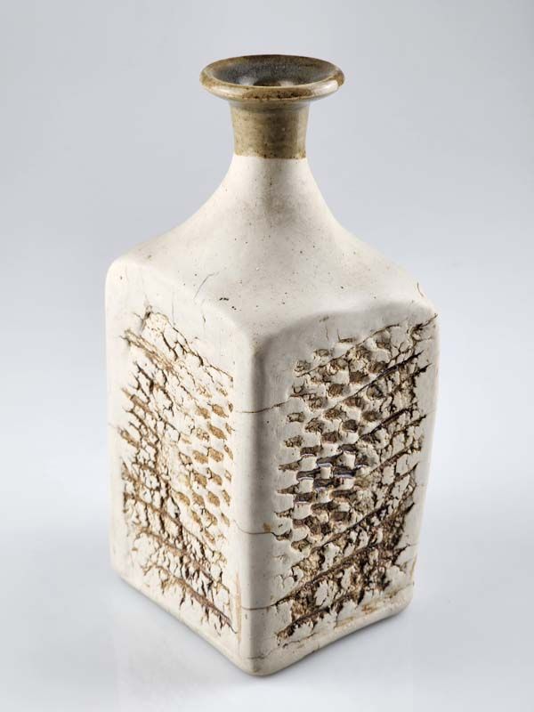 NZ Pottery: Jack Laird - pottery bottle