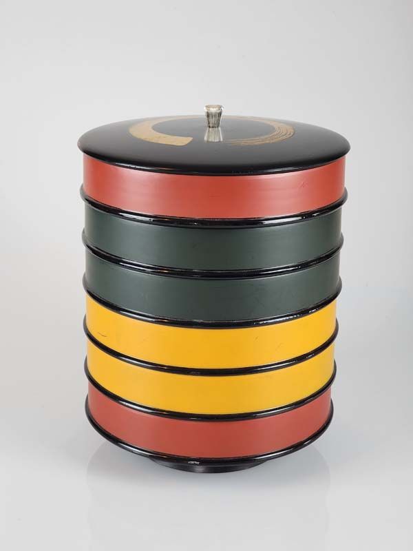 Vintage Asian Stacking Containers