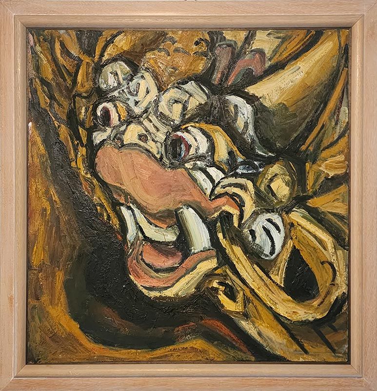 New Zealand Art: Joanna Braithwaite Mask painting