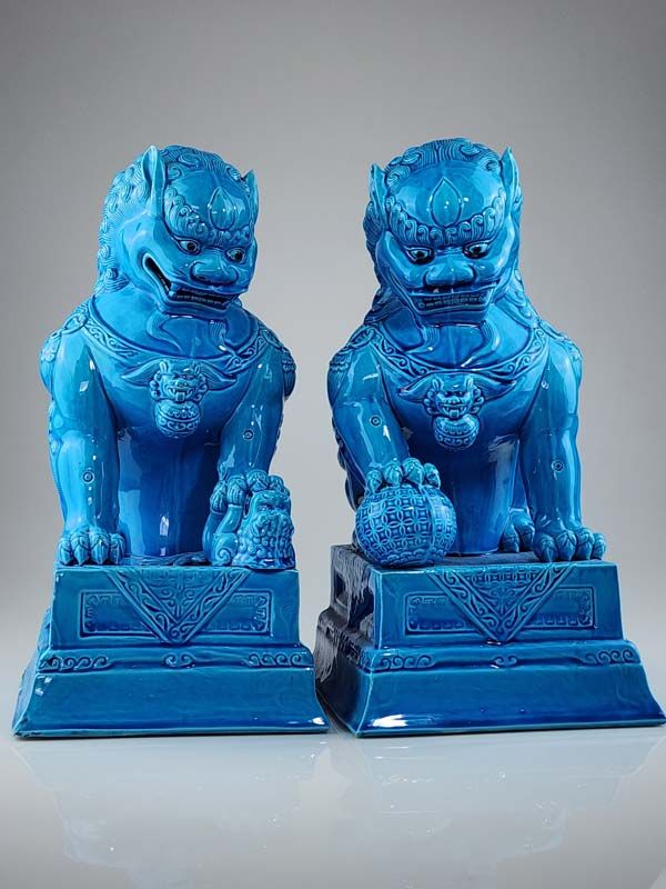 Vintage Chinese Foo Dogs (pair)