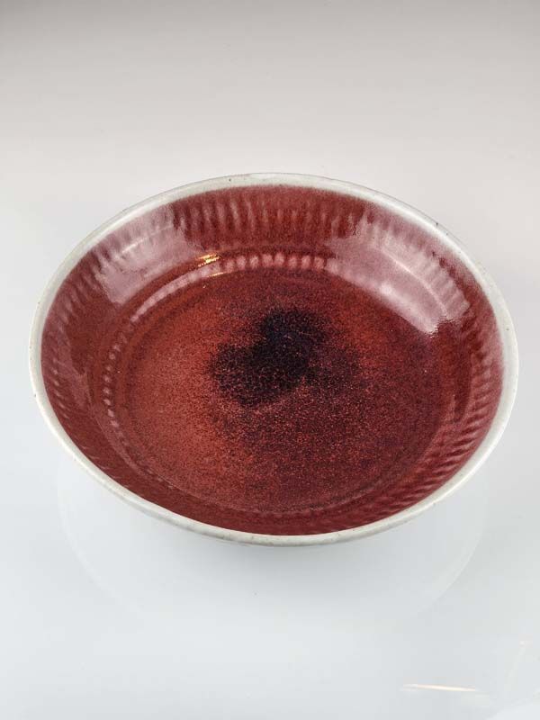 Len Castle - Red bowl.