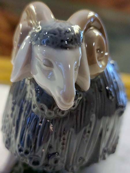 Lladro - Model #8443G: Ram in the Meadow