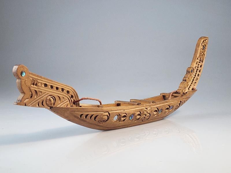 NZ Souvenir Maori Waka (canoe)
