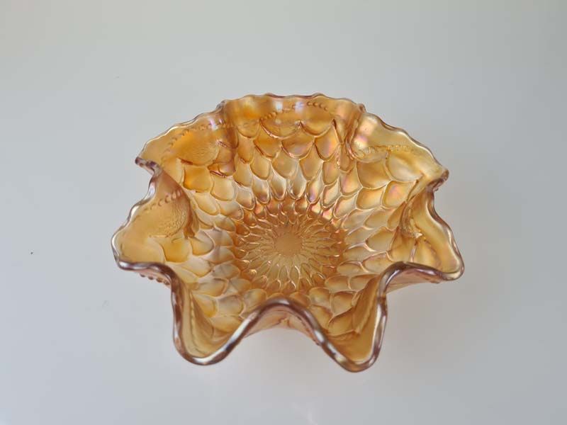 Glass: Carnival Glass Fish Scale
