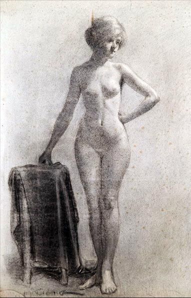 Female nude, Marcus King