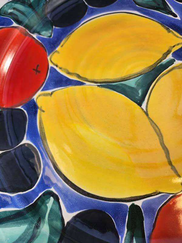 - Signed studio pottery: Morris and James large Platter