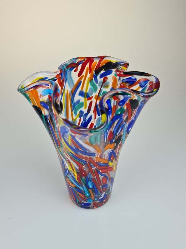 Murano art glass vase