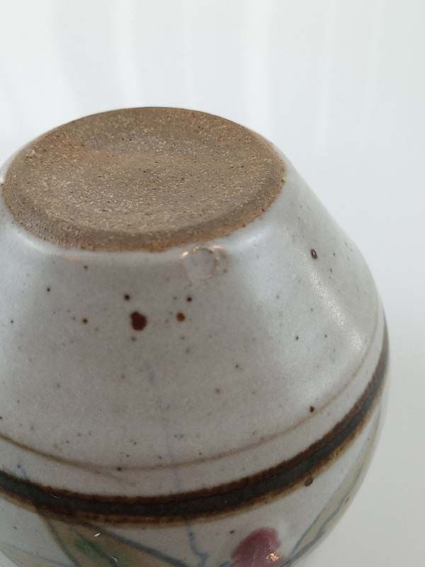 - Signed studio pottery: Neil Grant - salt pot