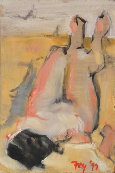 Reclining nude - Patricia Fry 1999