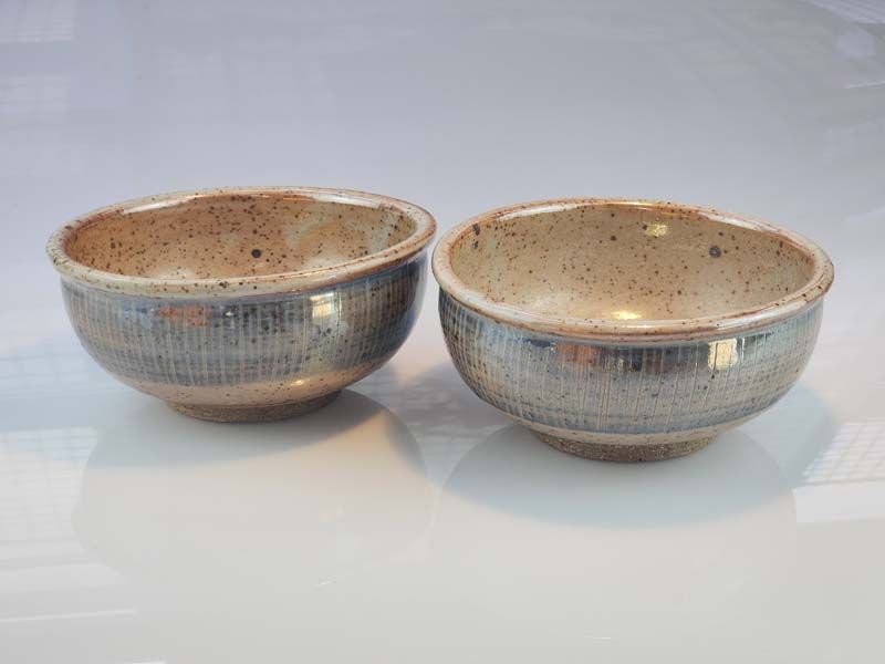 - Signed studio pottery: Paul Melser - Laksa Bowls