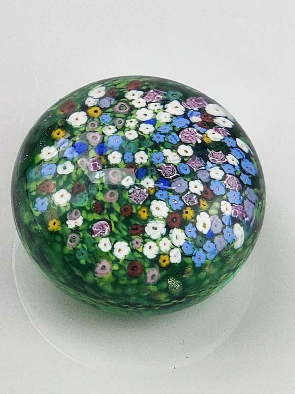 Glass: Peter Raos Monet Spring Glass Paperweight