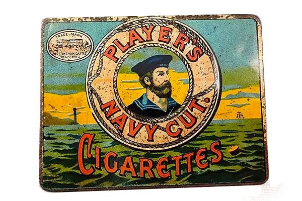 Players Navy Cut Cigarettes Tin