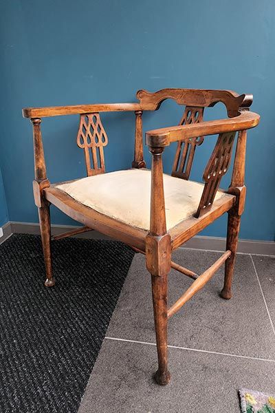 Antique restorers chair