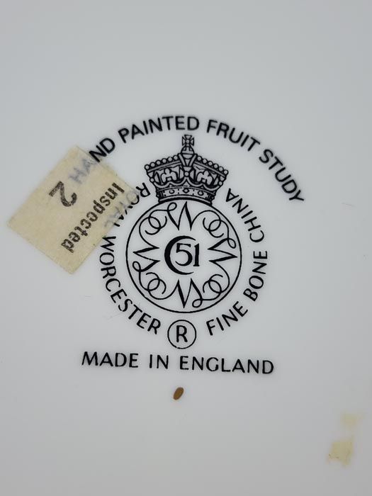 Royal Worcester: Royal Worcester Plate - Heavy Gold