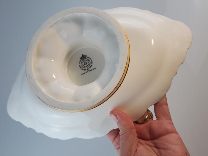 Royal Worcester: Royal Worcester Fruit Raised Bowl