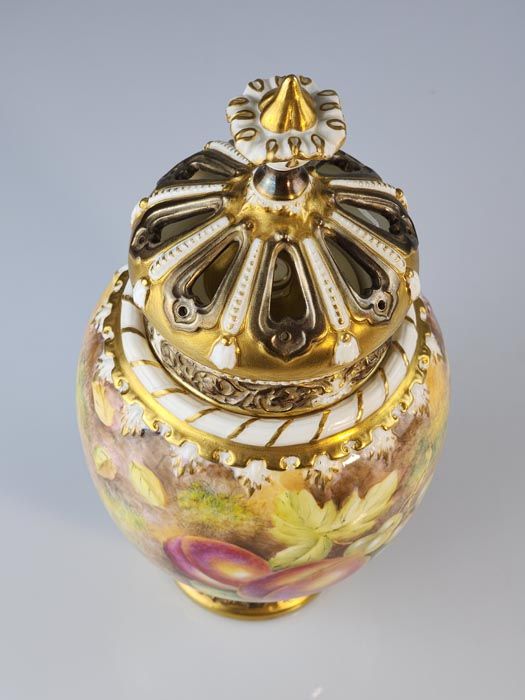 Royal Worcester: Royal Worcester Fruit Pot Pourri by Leaman