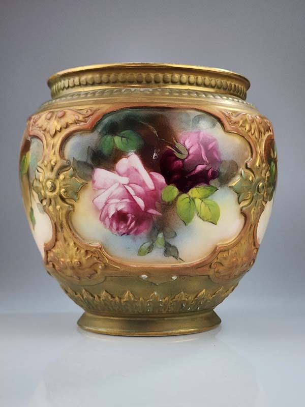 Royal Worcester Jardiniere 1912 - Roses