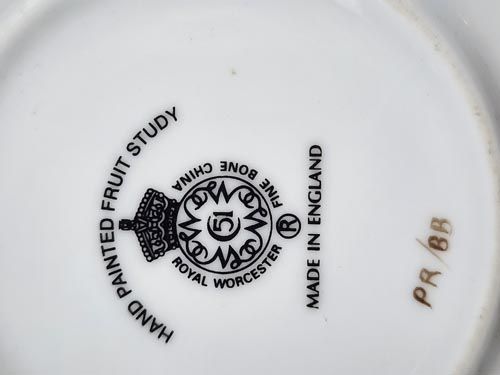 Royal Worcester: Royal Worcester Miniature Plate