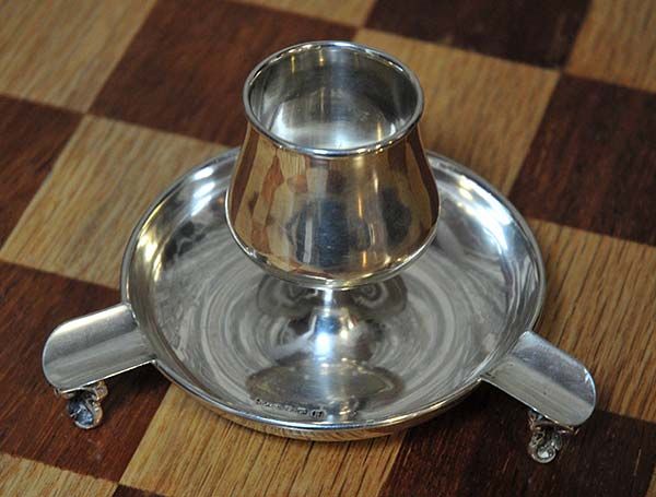 Silver ashtray - Birmingham 1921