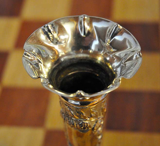 Silver & Gold: Silver Edwardian Vase