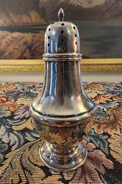 Sterling silver sugar sifter - Birmingham