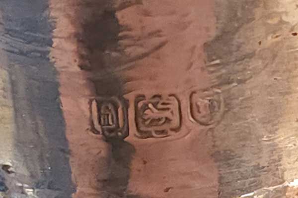 Silver & Gold: Sterling Silver Scent Bottle 1904