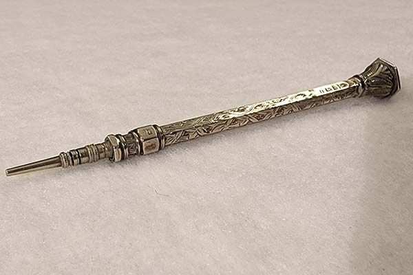 Sterling Silver: Sterling Silver Propelling Pencil 1903