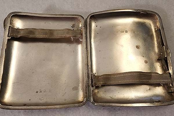 Sterling Silver: Sterling Silver Cigarette Case 1924