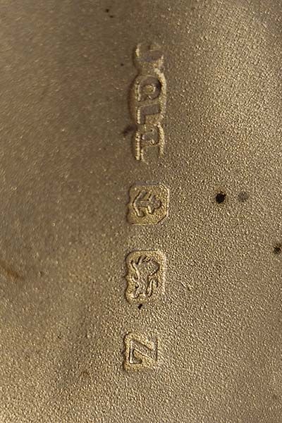 Silver & Gold: Sterling Silver Cigarette Case 1924